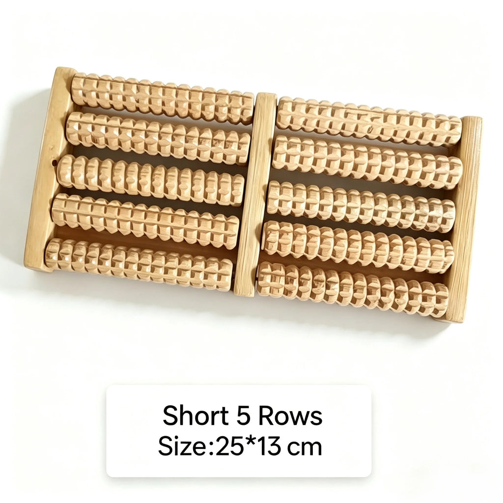 Wooden Foot Massage Roller Beech Wood Massager for Home Use Simple