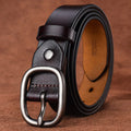 VATLTY 95cm-115cm Women's Leather Belt 2.8cm Natural Cowhide Trousers