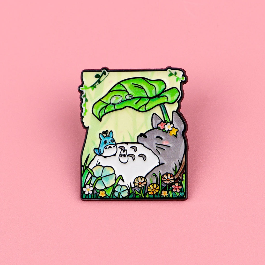 Grey Elf Enamel Pin Sleeping Brooches For Women Lapel Pins Badge on