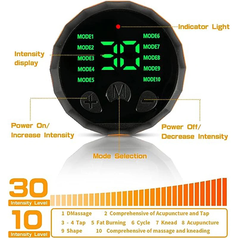 EMS Abdominal Toning Waist Electric Muscle Stimulation Muscle Toner