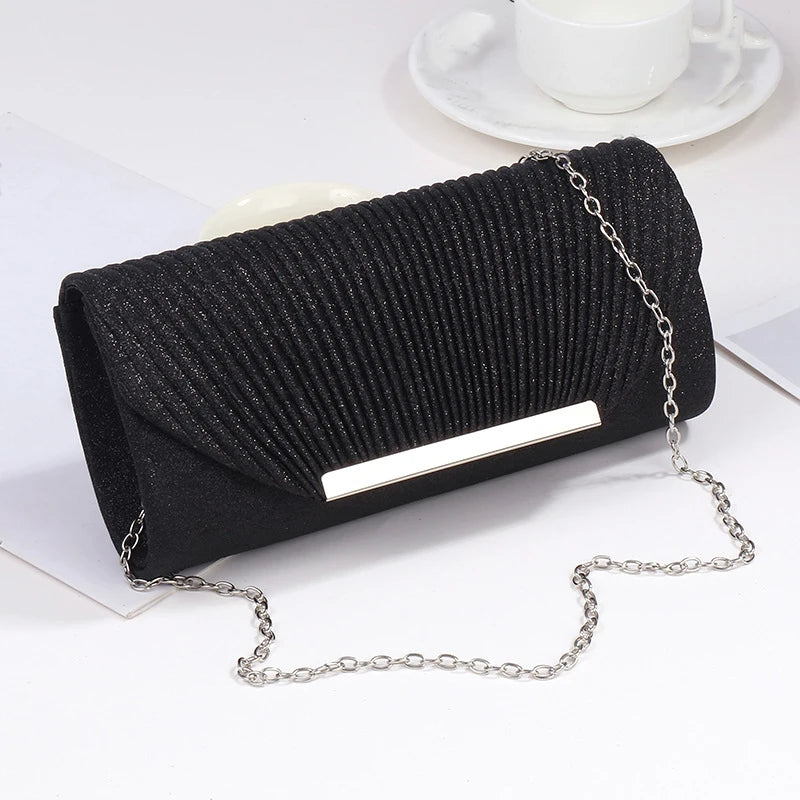 Fashion Elegant Clutch Bag New Hot Selling Chain Dinner Bag Bride