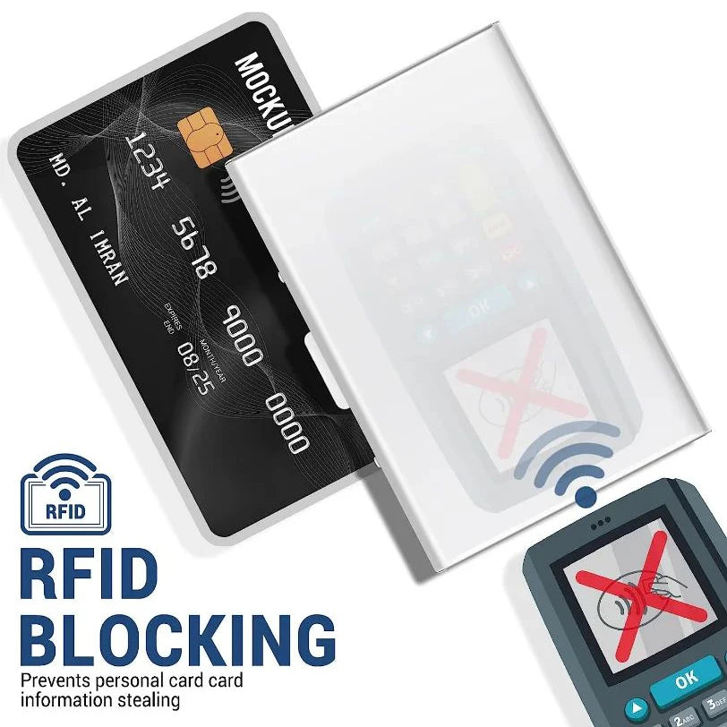 Antitheft ANTI Rfid Blocking ID Bank Credit Card Holder Wallets Men