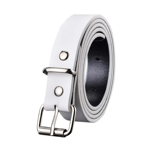 Children PU Leather Belts Boys Girls Kid Waist Strap Waistband Metal