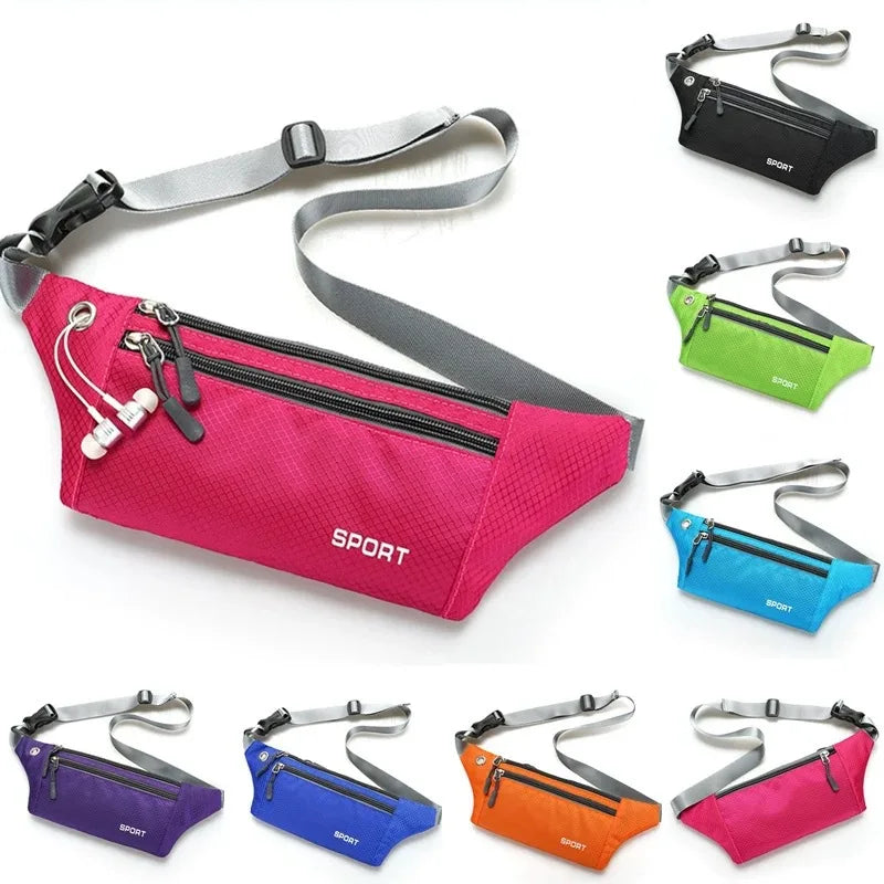 Homefish Multifunctional Nylon Chest Waist Bag Unisex Running Belt