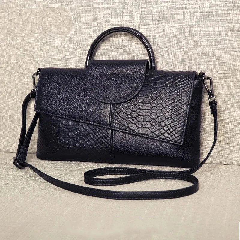 High Quality Soft PU Leather Handbag Women Luxury Purses Female Bag