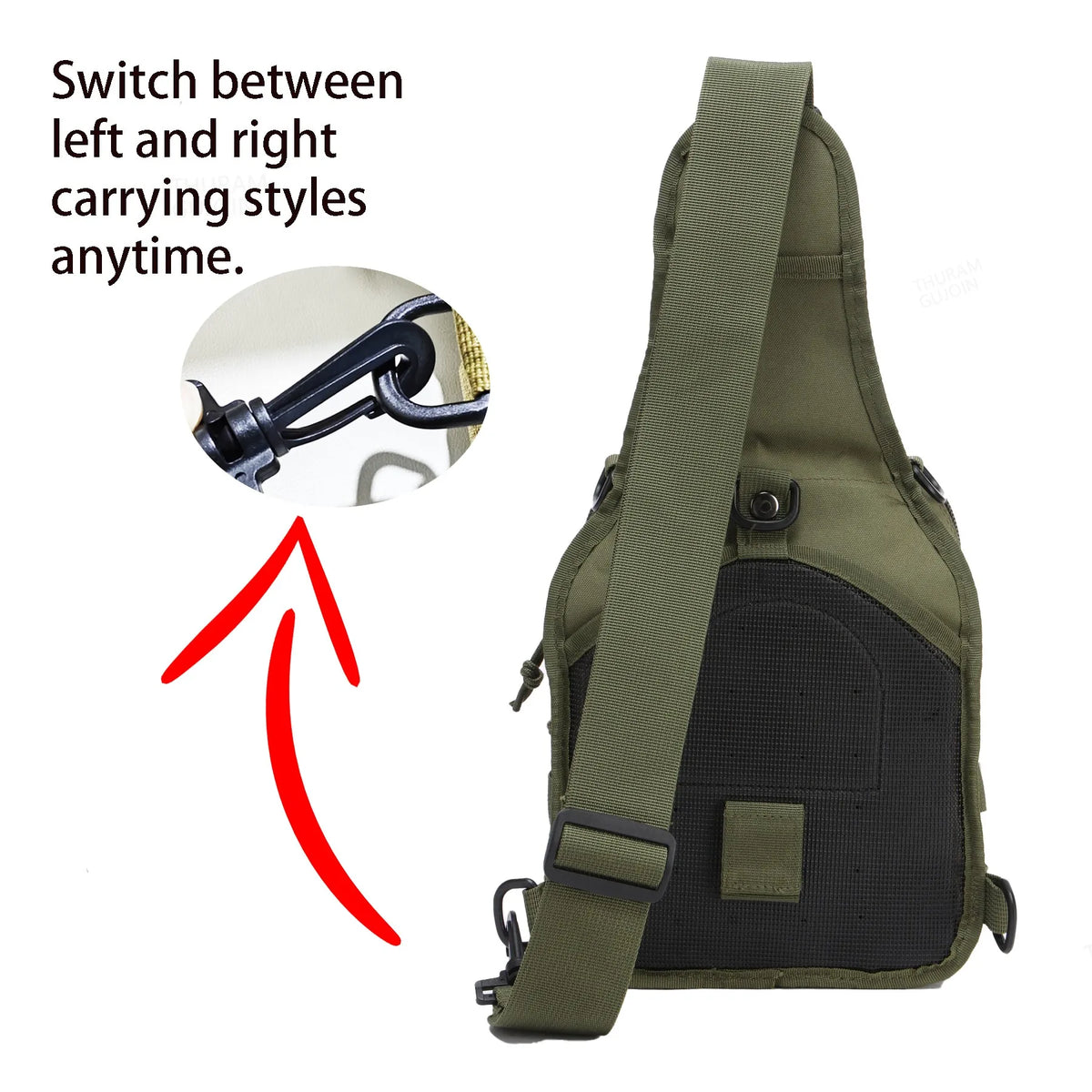 THURAM Outdoor Tactical Bag Backpack  Bag Pack Sling Shoulder