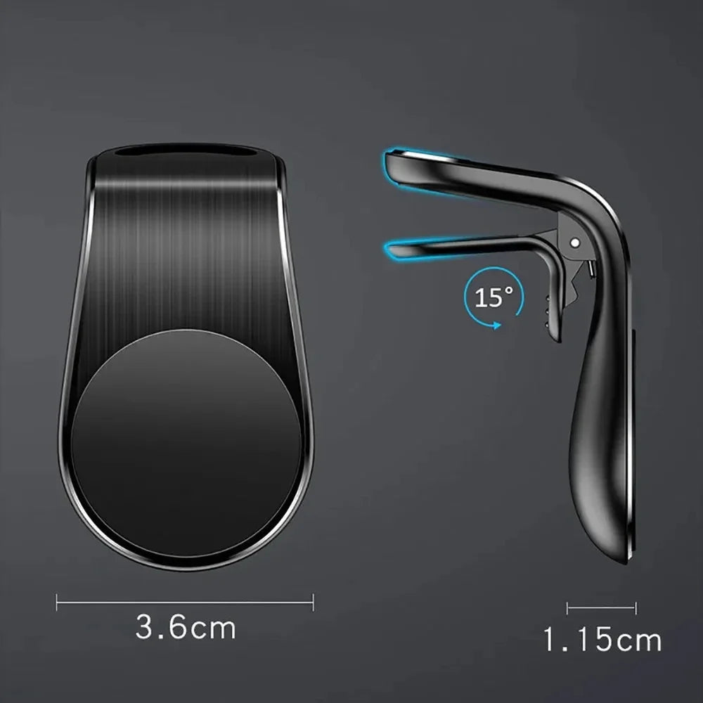 Magnetic Car Phone Holder Air Vent Clip Mount Rotation Cellphone GPS