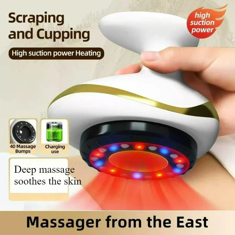 Electric Massage Brush, Universal Body Dredging Device, Scraper,