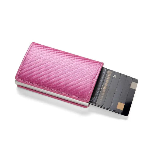 Anti-theft RFID credit card holder minimalist wallet pocket slim card