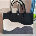 1PC Fashion Striped Canvas Women's Tote Bag-Multifunctional Commuter