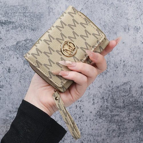 Women's Short Wallet European American PU Leather High-End