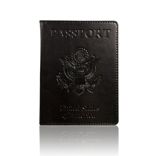 Travel Documents Holder Cover Wallet Travel Essentials RFID Blocking Leather