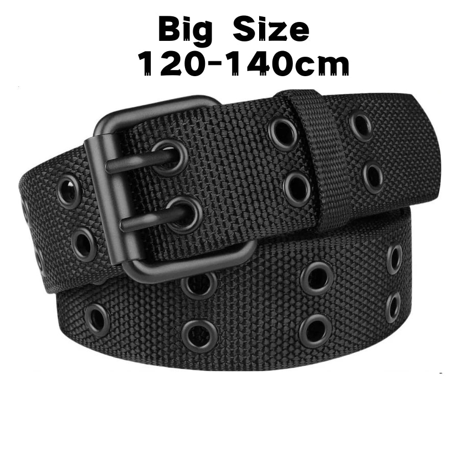 New Men Breathable Nylon Fabric Belt outdoor Belt Pin Buckle