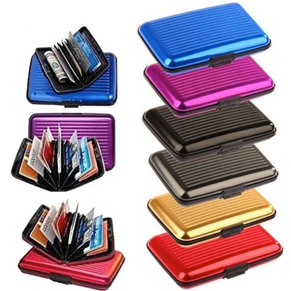 Credit Card Holder Wallet Metal Name Card Holder Waterproof Credit