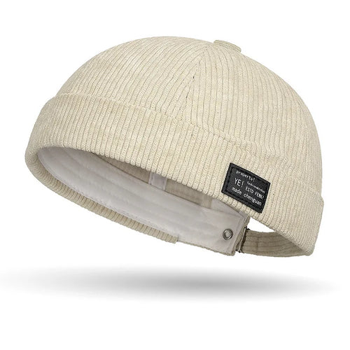 Winter and autumn Corduroy Brimless Casual Hat, Personalized Yuppies