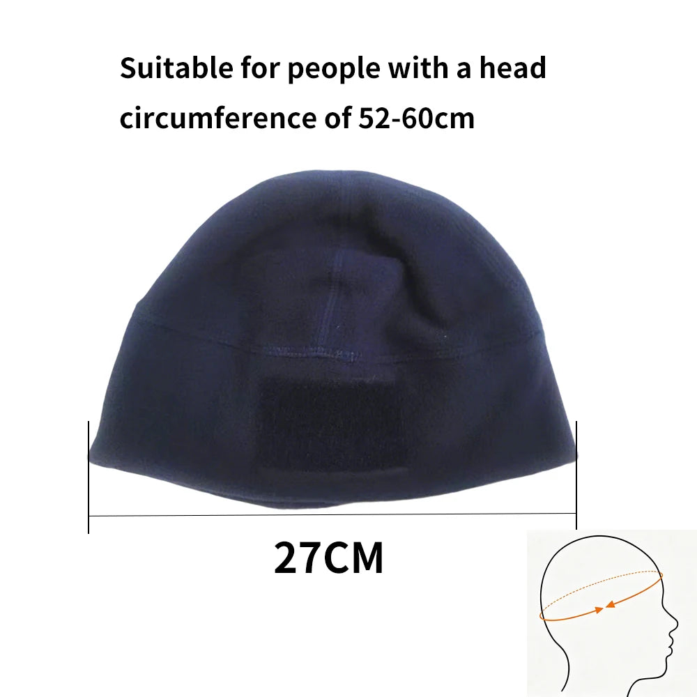Windproof Tactical Beanie - Thick, Warm Knit Hat for Outdoor