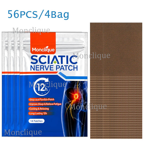Hip Sciatic Nerve Patch Breathable Buttocks Hot Compress Skin-friendly