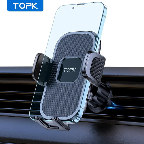TOPK Car Phone Holder Gravity Stand for iPhone Xiaomi Samsung Car