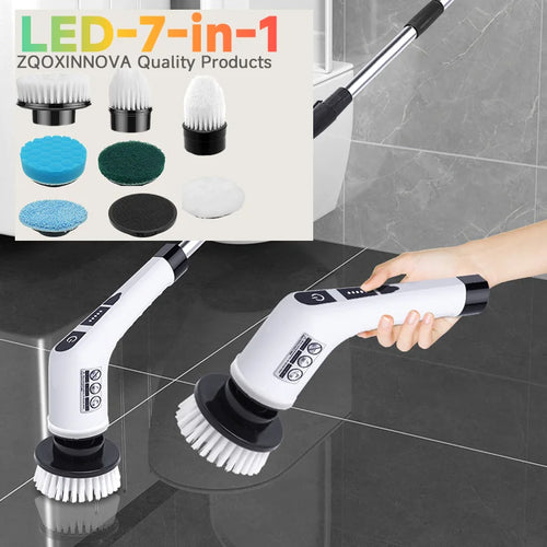 Cordless Household Spin Scrubber Kitchen Gadgets Hair Brushes Bathroom