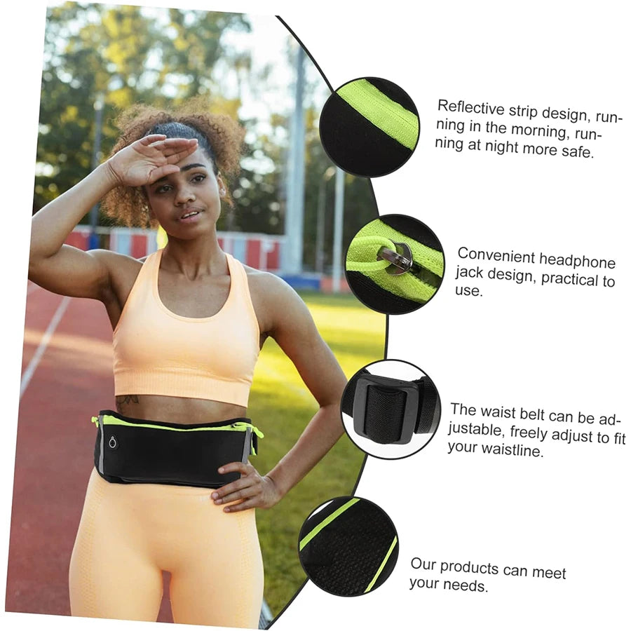 Outdoor Sports Waist Bag, Running and Fitness Mobile Phone Bag,