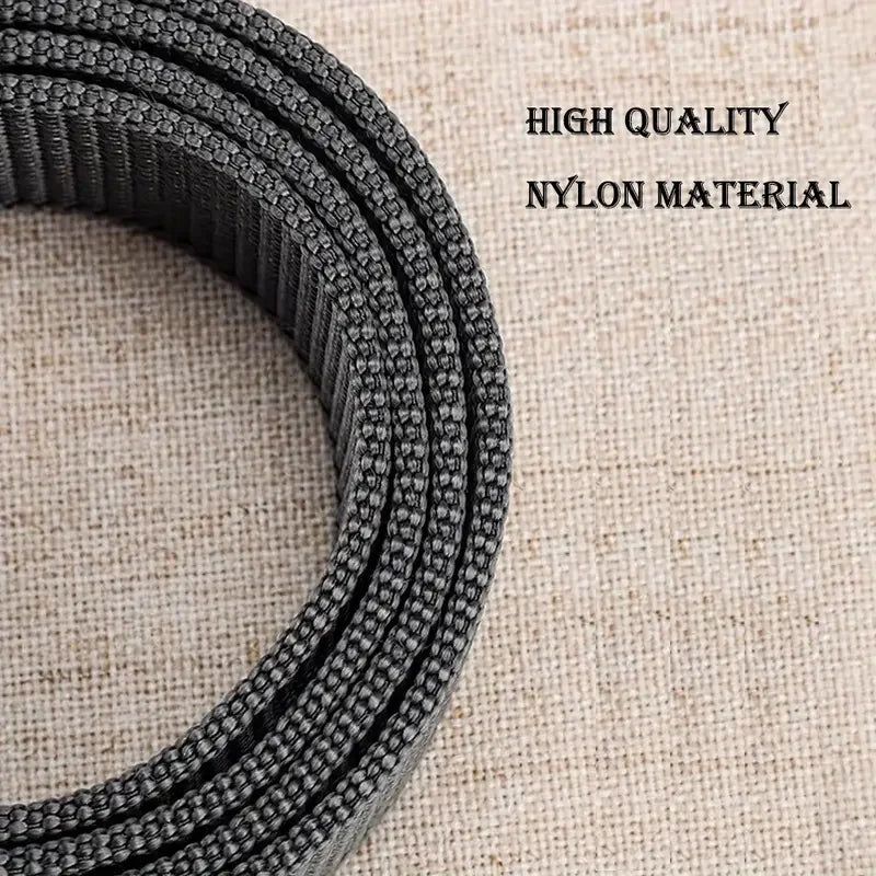 1pc Mens Durable Nylon Canvas Belt - Heavy-Duty Tactical Work Belt