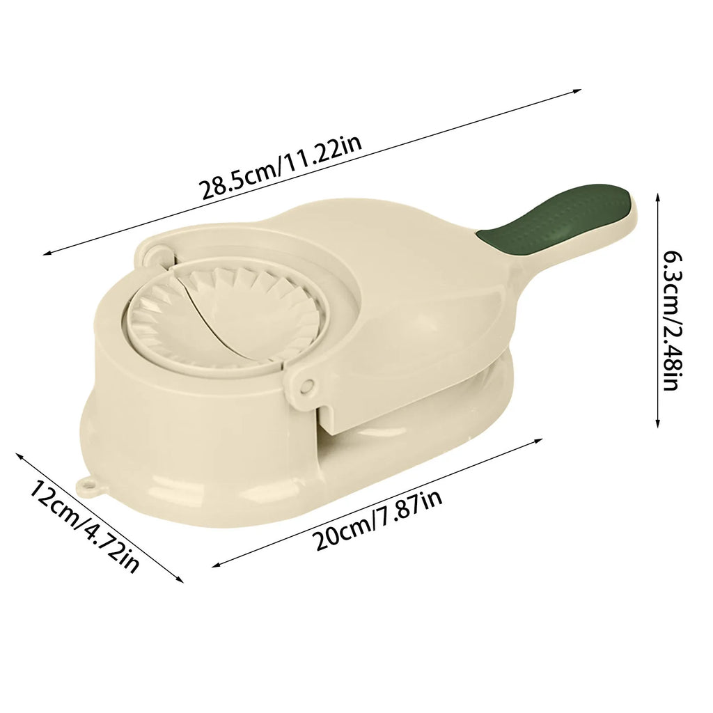 2 in1 Dumpling Maker DIY Kit Wrapper Presser Dough Pressing Ideal for