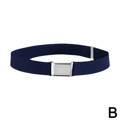 Adjustable Belt With For Kids Children Stretch Elastic Canvas