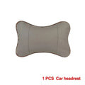 Car Neck Pillows Both Side Pu Leather 1pcs Pack Headrest For Head support