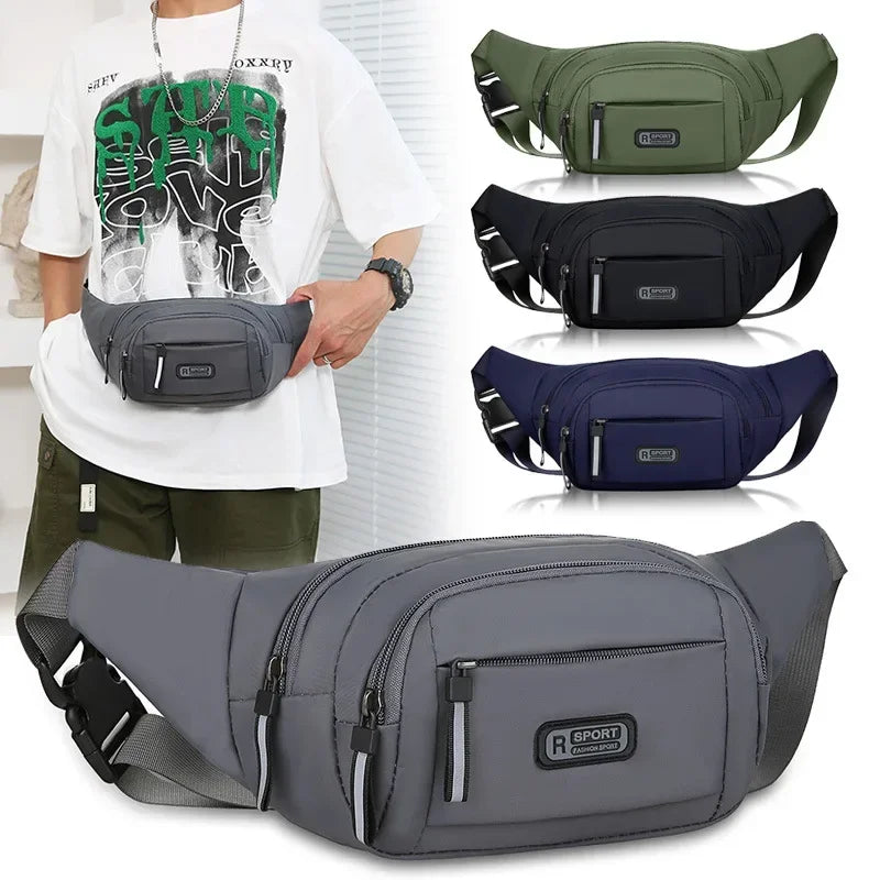 Men Canvas Fanny Waist Packs Unisex Fit Waist pack Mobile
