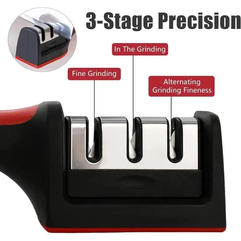 Manual Kitchen Knife Sharpener