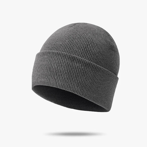 Autumn And Winter Warm Woolen Hat Solid Color Cold-proof Knitted Hat