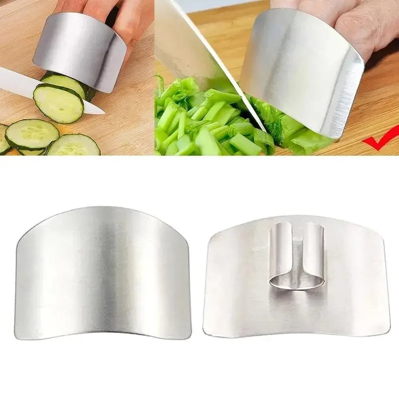 Stainless Steel Finger Guard for Food Preparation