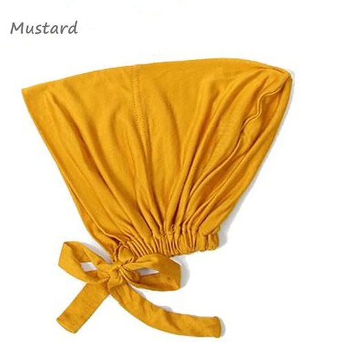 Soft Modal Turban Hat – Inner Hijab Cap & Underscarf