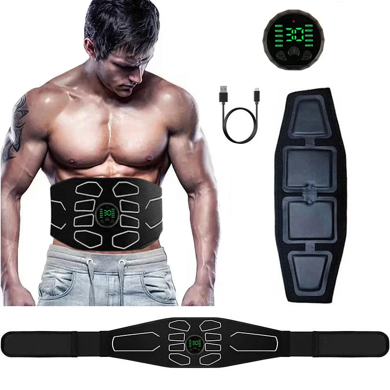EMS Abdominal Toning Waist Electric Muscle Stimulation Muscle Toner
