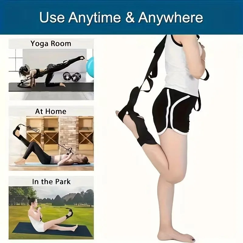 Yoga Leg and Foot Stretching Band - Durable Oxford Fabric, Ideal for