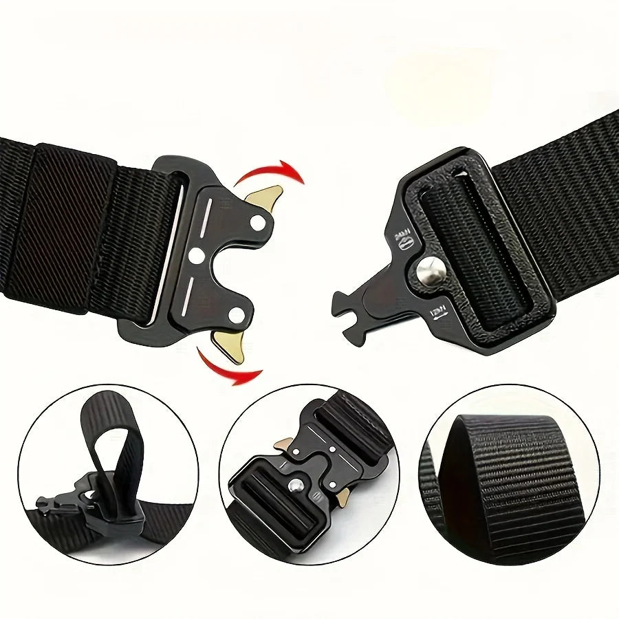 Men's Belt Outdoor Hunting Tactical Mens Belt Multifunctional Combat