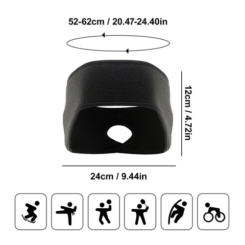 1pc Ponytail Headbands Winter Windproof Ear Warmer Running Headbands
