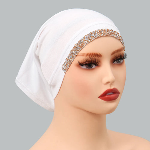 Solid Diamond Modal Jersey Inner Cap – Underscarf Hijab Band