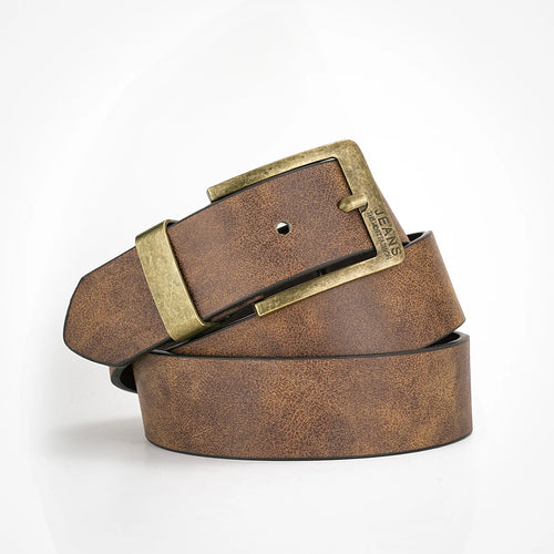 A men's and women's casual retro belt Western style! PU leather belt