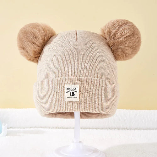 Children's Caps Baby Wool Hat Children's Thick Hats Warm Earmuff