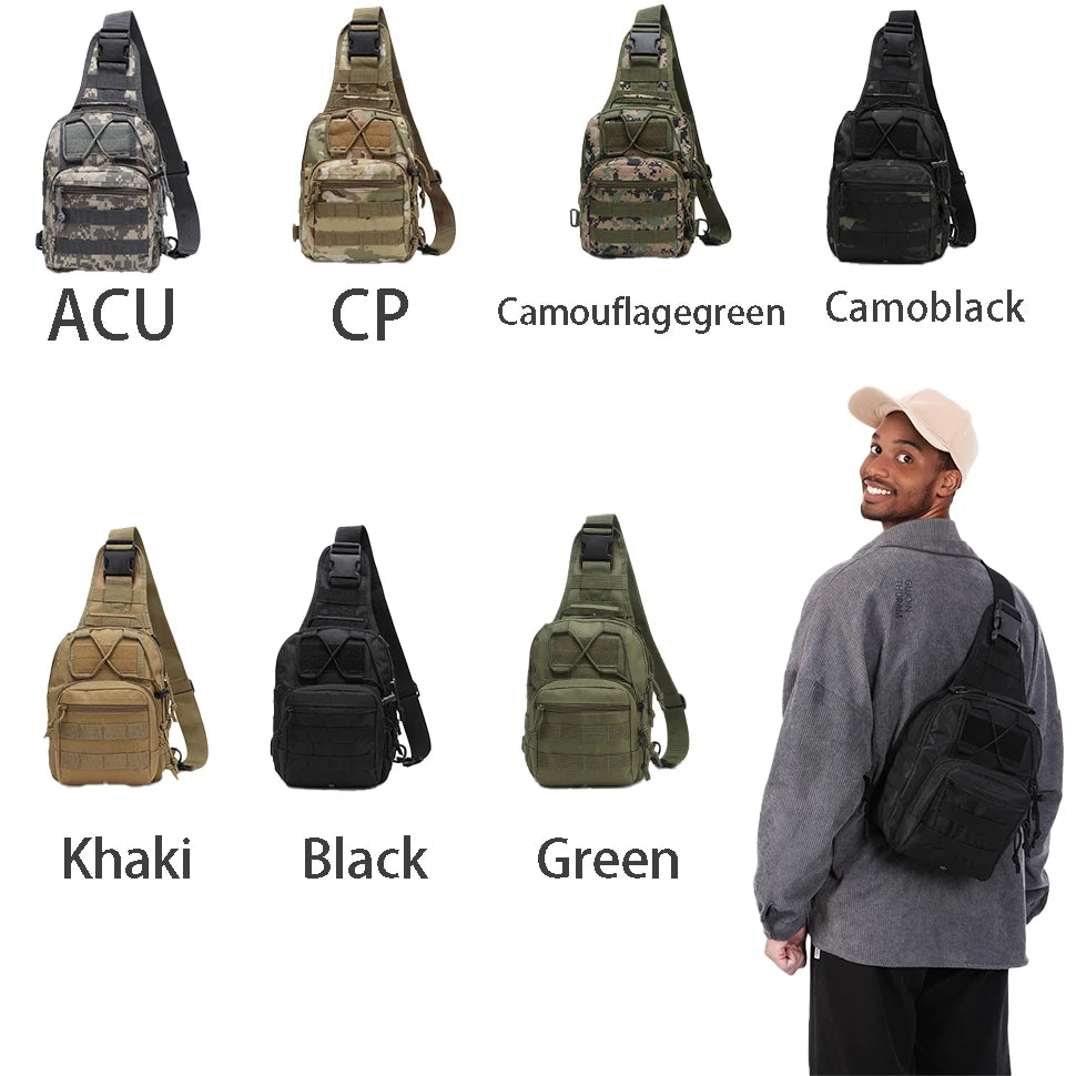 THURAM Outdoor Tactical Bag Backpack  Bag Pack Sling Shoulder
