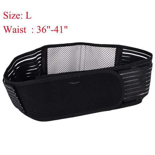 Self-Heating Waist Brace Belt – Adjustable Back & Lumbar Support