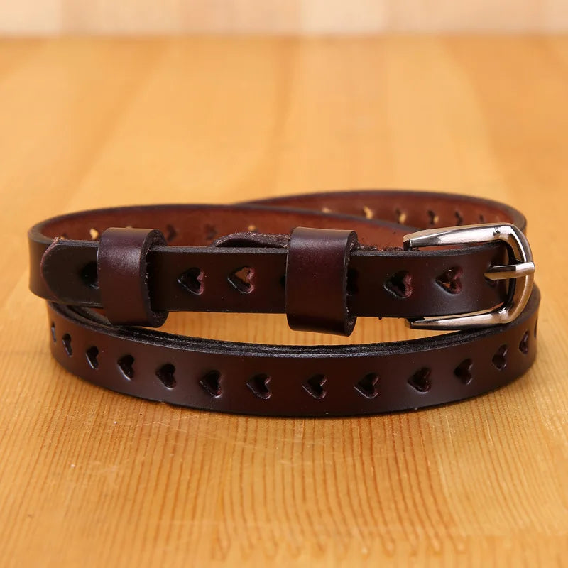 Belts for Women Genuine Leather Skiny Designer Belts Fashion Casual