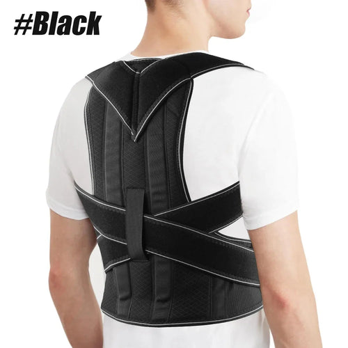 Adjustable Full Back Support Brace for Women & Men