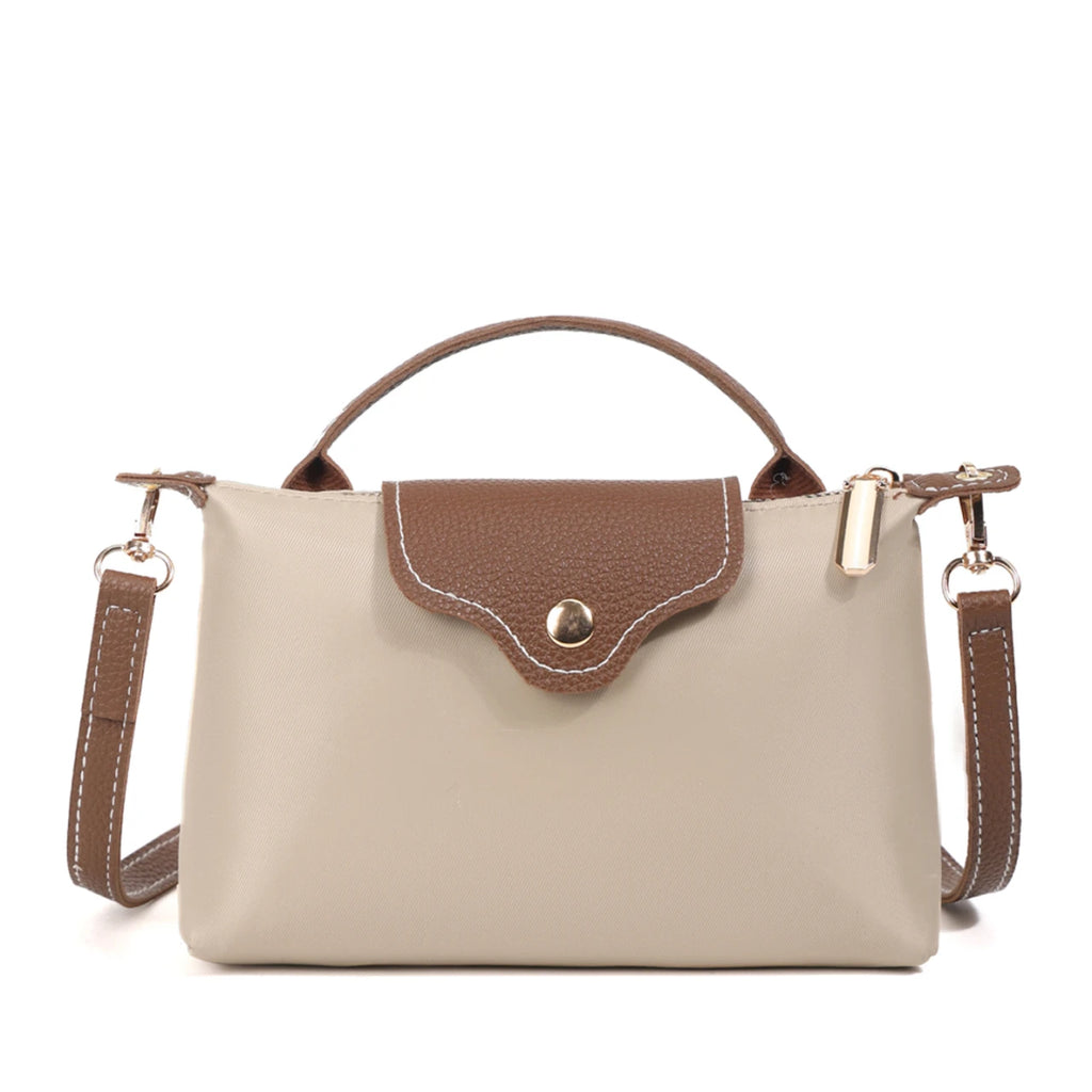 Fashionable and trendy one-shoulder bag, retro crossbody bag, simple