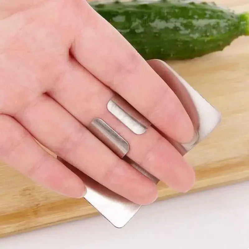 Stainless Steel Finger Guard for Food Preparation