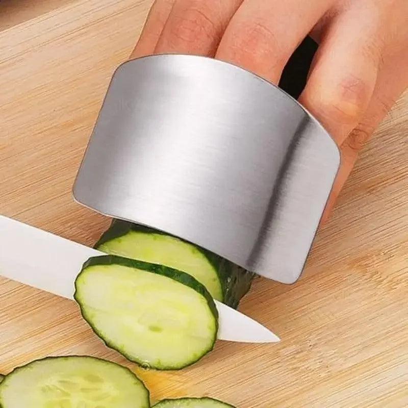 Stainless Steel Finger Guard for Food Preparation