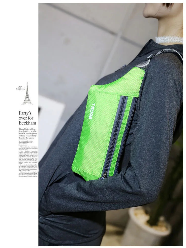 Homefish Multifunctional Nylon Chest Waist Bag Unisex Running Belt