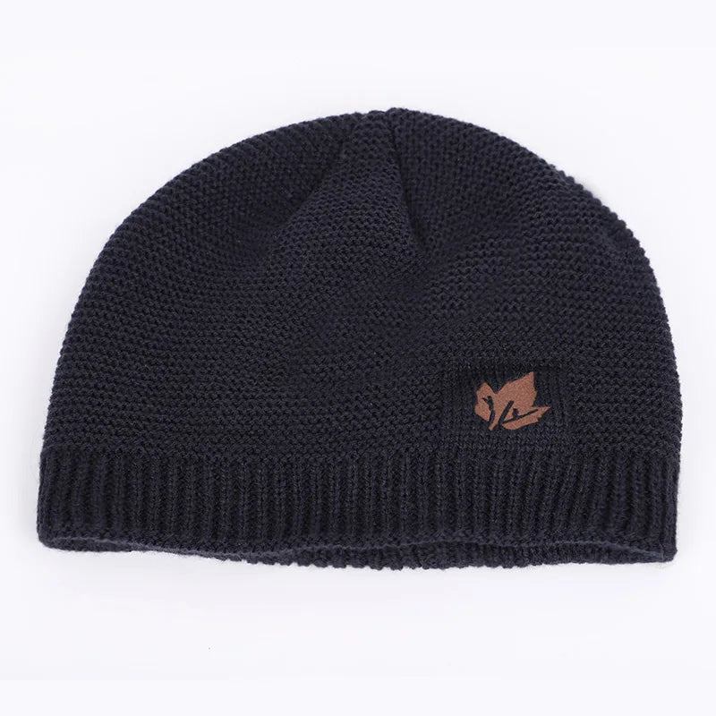 New winter knit hats men's and women's outdoor warm thickening