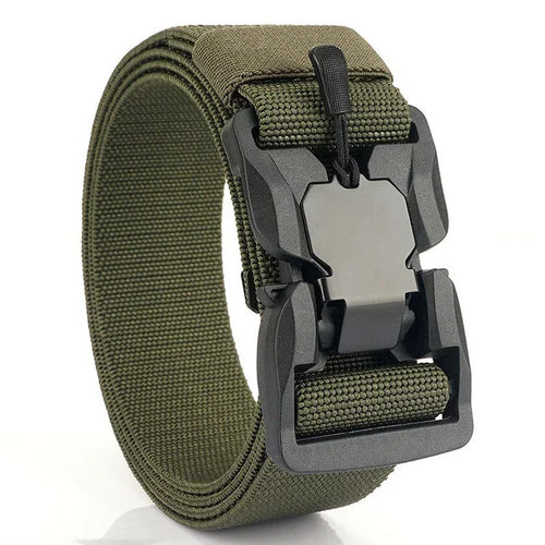 Belt Magnetic Buckle Quick Release Tactical Elastic Belt Casual